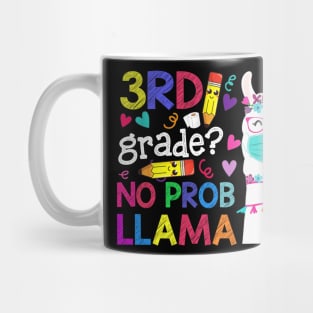 Quarantine Llama 3rd Grade 2020 School Social Distance Shirt Funny Back To School Gifts Mug